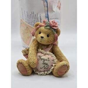 Vintage Cherished Teddies Be My Bow Girl Bear Cupid Figurine 1994 103586